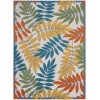 Nourison Aloha - Alh18 Ivory Multicolor Area Rug 7 ft. 10 in. X 10 ft. 6 in. Rectangle
