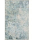 Nourison Astra Machine Washable Blue Ivory ASW07 3 ft. 3 in. X 5 ft. Rectangle Rug