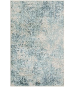 Nourison Astra Machine Washable Blue Ivory ASW07 3 ft. 3 in. X 5 ft. Rectangle Rug