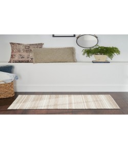 Nicole Curtis Lake Taupe Ivory WNC01 1 ft. 10 in. X 5 ft. Rectangle Rug