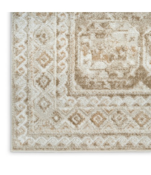 Nourison Dekor Ivory Taupe DEK01 2 ft. X 4 ft. Rect. Rug
