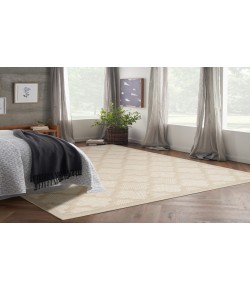 Nourison Easy Care Cream NES01 8 ft. X 10 ft. Rectangle Rug