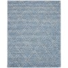 Nourison Venosa - Vsn01 Blue Ivory Area Rug 8 ft. 3 ft. X 11 ft. 6 Rectangle