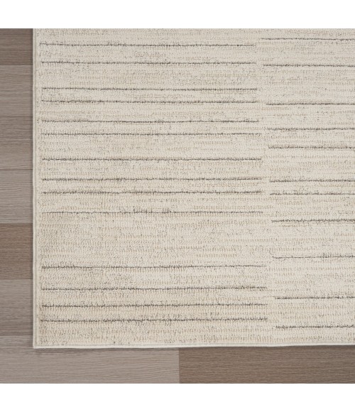 Nourison Santa Cruz Ivory Grey SCZ02 2 ft. 2 in. X 7 ft. 6 in. Rect. Rug