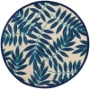 Nourison Aloha - Alh18 Navy Area Rug 4 ft. X Round