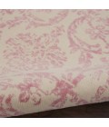 Nourison Jubilant Round Area Rug JUB09-Ivory/Pink