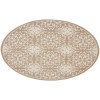 Nourison Jubilant Taupe JUB06 8 ft. Round Rug