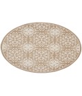 Nourison Jubilant Taupe JUB06 8 ft. Round Rug