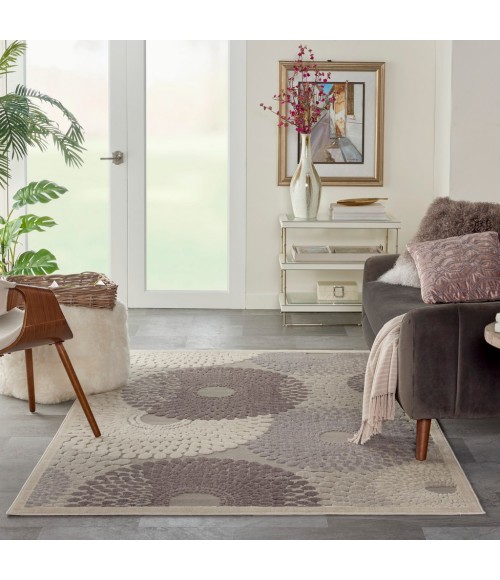 Nourison GRAPHIC ILLUSIONS Area Rug Nourison Graphic Illusions Area Rug GIL04-Grey