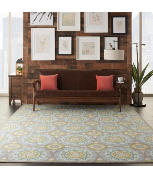 Nourison SUN N' SHADE Area Rug Waverly Sun N' Shade Area Rug SND16-Jade