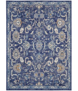 Nourison Grafix - Grf24 Navy Area Rug 6 ft. X 9 ft. Rectangle