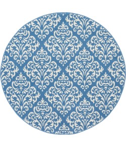 Nourison Grafix - Grf06 Blue Area Rug 5 ft. 3 X Round