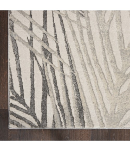 Nourison Rustic Textures Area Rug RUS17-Ivory/Grey