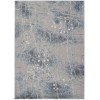 Nourison Somerset - St74 Silver Blue Area Rug 5 ft. 3 X 7 ft. 5 Rectangle