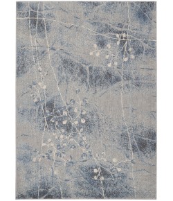 Nourison Somerset - St74 Silver Blue Area Rug 5 ft. 3 X 7 ft. 5 Rectangle
