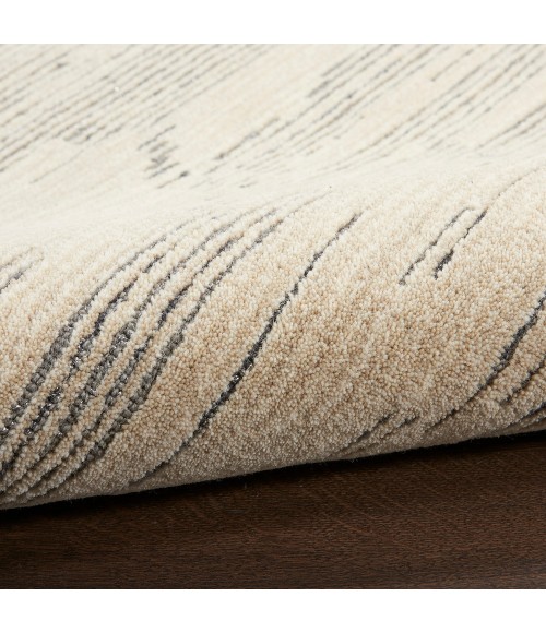 Michael Amini Ma30 Star Area Rug SMR02 Ivory/Grey