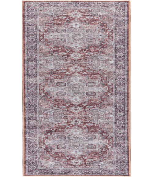 Nicole Curtis Machine Washable Series 1 Ivory Brick SR101 2 ft. 2 in. X 8 ft. Rectangle Rug