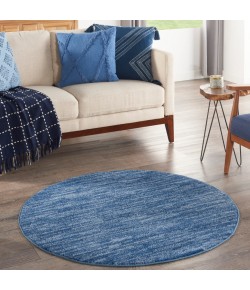 Nourison Essentials - Nre01 Navy Blue Area Rug 4 ft. X Round