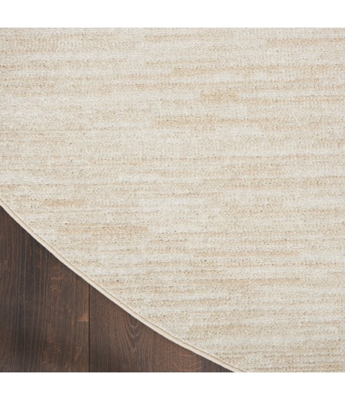 Nourison Essentials Ivory Beige Area Rug NRE01-Ivory Beige