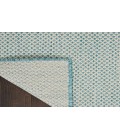 Nourison Courtyard Ivory Aqua COU01 2 ft. 2 in. X 10 ft. Rectangle Rug