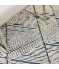 Nourison Vail White Blue VAI01 3 ft. 9 in. X 5 ft. 9 in. Rect. Rug