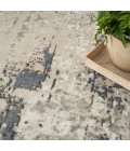 Nourison Quarry Ivory Blue Grey QUA01 10 ft. X 14 ft. Rect. Rug