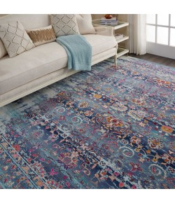 Nourison Vintage Kashan - Vka02 Blue Area Rug 8 ft. 10 X 11 ft. 10 Rectangle