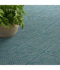 Nourison Washable Solutions Aqua WSL01 7 ft. X 10 ft. Rect. Rug