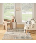 Nourison Home Washable Decor Beige Blue WSD07 6 ft. 7 in. X 9 ft. Rectangle Rug