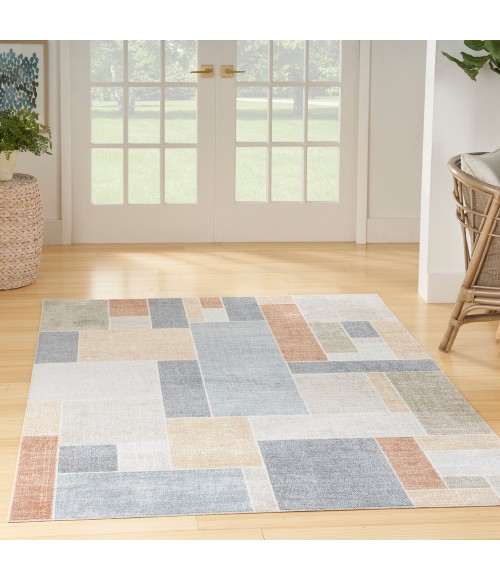 Nourison Astra Machine Washable Area Rug ASW09 Multicolor