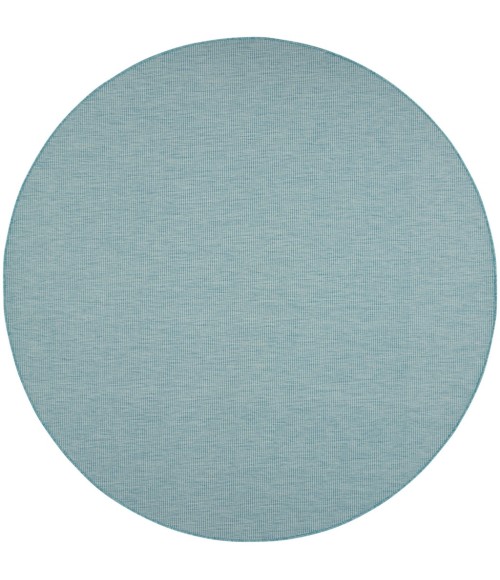 Nourison Positano Round Area Rug POS01-Aqua