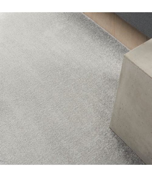 Nourison ESSENTIALS Area Rug Nourison Essentials Silver Grey Area Rug NRE01-Silver Grey