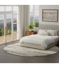 Nourison Serenity Home Ivory Beige Rug SRH03 8 ft. X Round - Rugs Town Nourison Serenity Home Ivory Beige SRH03 8 ft. X Round Rug