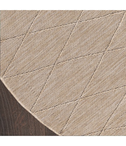 Nourison Washable Solutions Natural WSL01 8 ft. X Round Rug