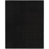 Nourison Essentials - Nre01 Black Area Rug 8 ft. X 11 ft. Rectangle