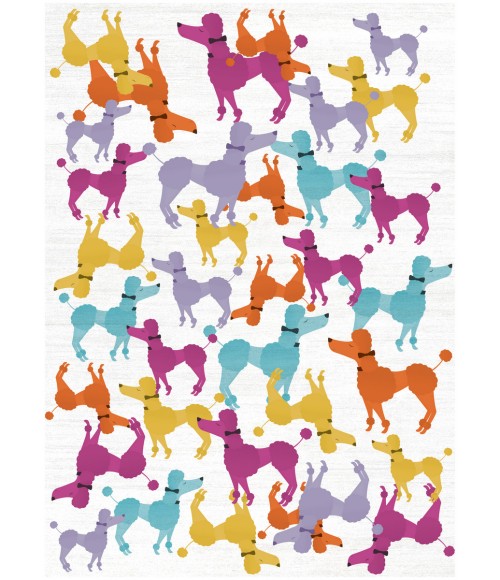 Nourison Home Imagination Ivory Multicolor IMA20 4 ft. X 6 ft. Rectangle Rug