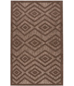 Nourison Versatile Brown NRV01 2 ft. X 4 ft. Rectangle Rug