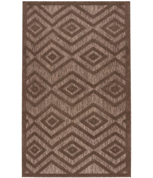 Nourison Versatile Brown NRV01 2 ft. X 4 ft. Rectangle Rug