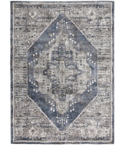 Nourison Ki100 American Manor - Amr02 Blue Area Rug 3 ft. 11 in. X 5 ft. 11 in. Rectangle