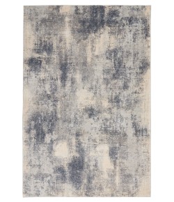 Nourison Home Rustic Textures RUS02 Blue Ivory 6 ft. X 9 ft. Area Rug