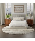 Nourison Serenity Home Ivory Beige Rug SRH03 8 ft. X Round - Rugs Town Nourison Serenity Home Ivory Beige SRH03 8 ft. X Round Rug