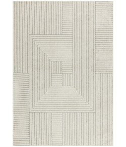 Nourison Home Washable Decor Cream Blue WSD11 9 ft. X 12 ft. Rectangle Rug