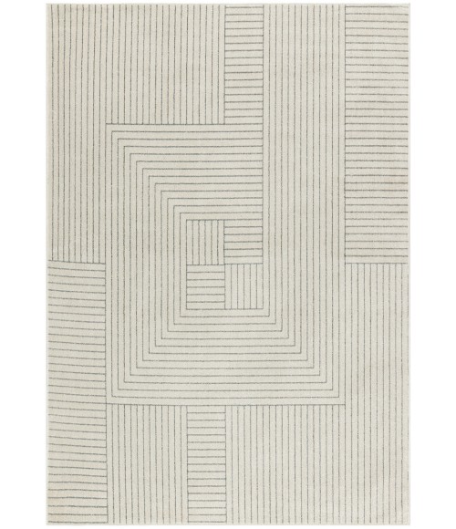 Nourison Home Washable Decor Cream Blue Rug WSD11 9 ft. X 12 ft. Rectangle - Rugs Town Nourison Home Washable Decor Cream Blue WSD11 9 ft. X 12 ft. Rectangle Rug