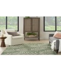 Nourison Garden Oasis Green Ivory GOA01 5 ft. X 7 ft. Rectangle Rug