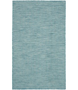 Nourison Positano - Pos01 Aqua Area Rug 3 ft. X 5 ft. Rectangle