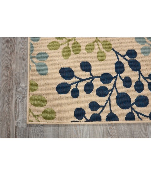 Nourison CARIBBEAN Area Rug Nourison Caribbean Runner Area Rug CRB01-Ivory