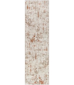 Nourison Quarry 2ft. 2in. x 7ft. 6in. Ivory Rust Modern Indoor Rug