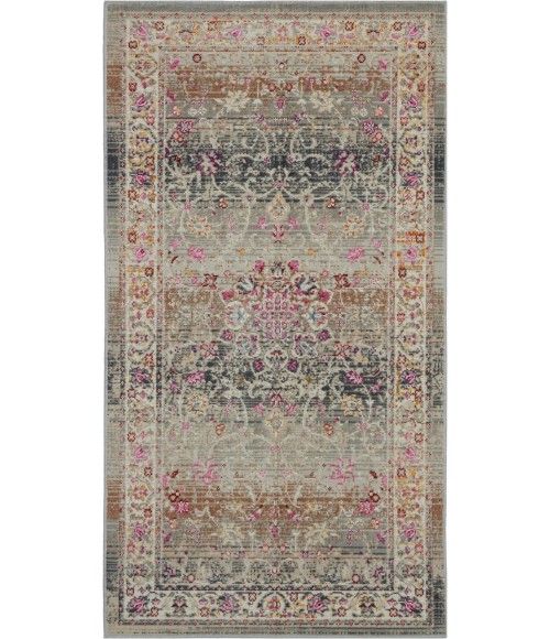 Nourison Vintage Kashan Area Rug VKA01-Grey