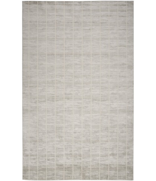 Nourison Serenity Home Light Grey SRH05 7 ft. 10 in. X 9 ft. 10 in. Rectangle Rug