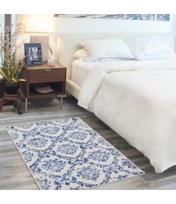 Nourison Whimsicle - Whs01 Ivory Navy Area Rug 3 ft. X 5 ft. Rectangle